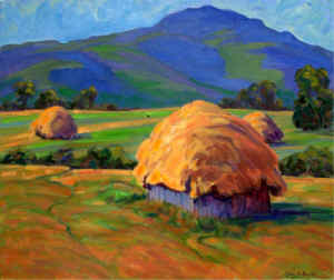 Hay Bales Sunning 20x24 o max.jpg (118256 bytes)