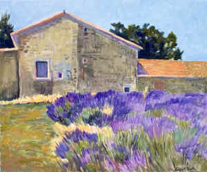 Lavender farm 20 x 24 oil med.jpg (94652 bytes)